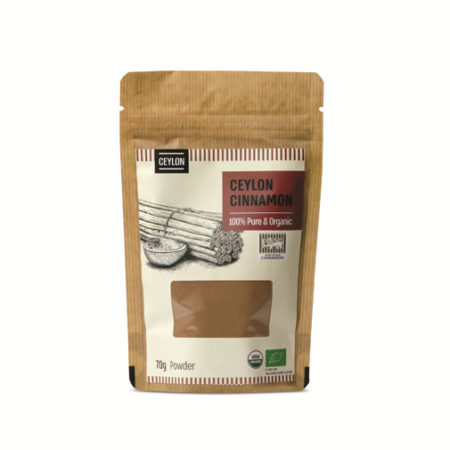 קינמון ציילוני אמיתי טחון אורגני